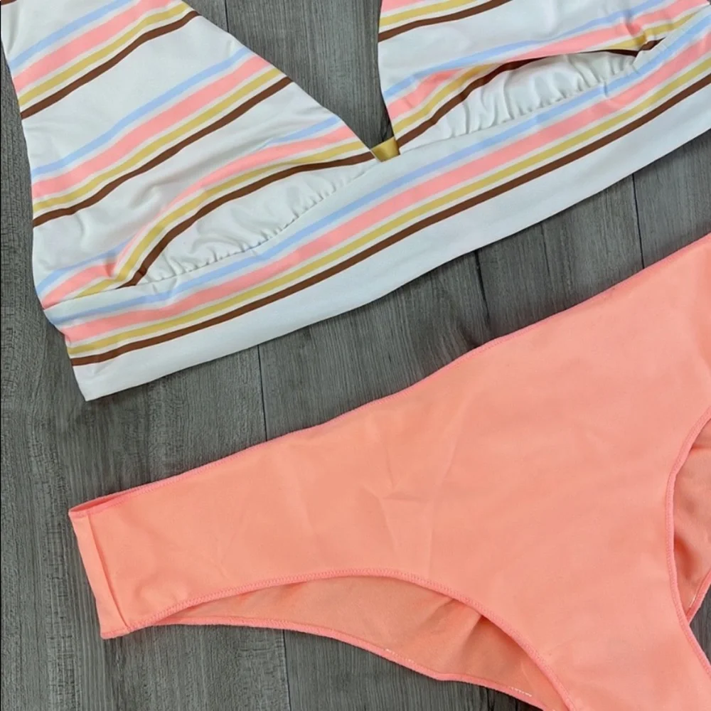 ☀️BILLABONG☀️ RIP CURL☀️FEELING SUNNY PLUNGE CLASSIC SURF CHEEKY PANT - Picture 6 of 16